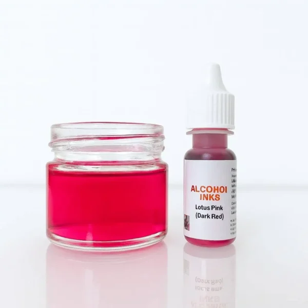 Lotus pink Alcohol ink