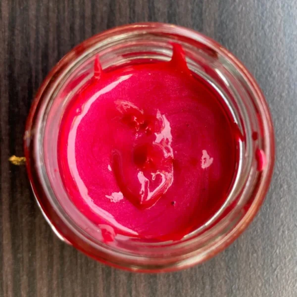 Metallic Pink Gel Pigment Resin Art