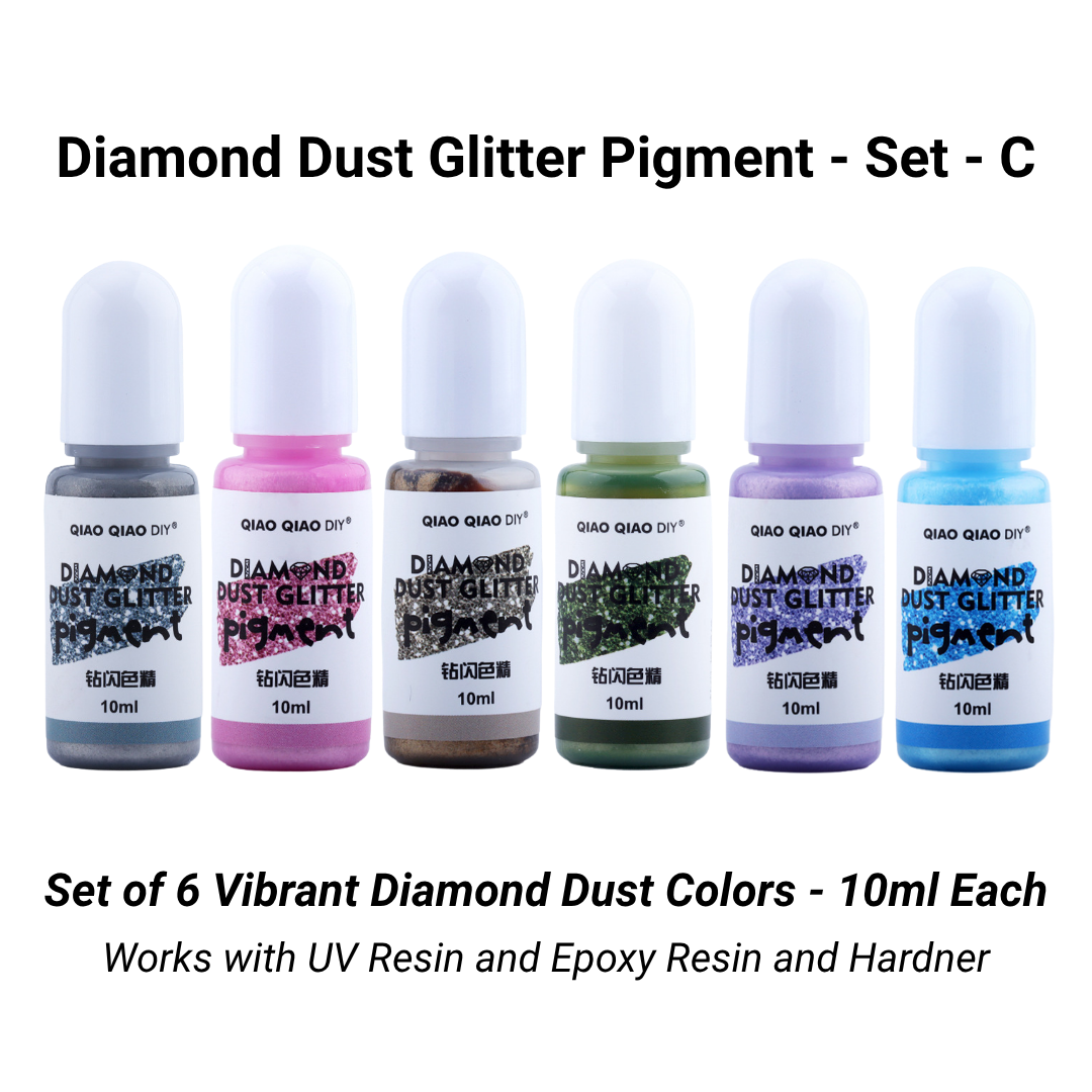 set-c Diamond Dust Glitter Pigments For Resin Art - Image 1