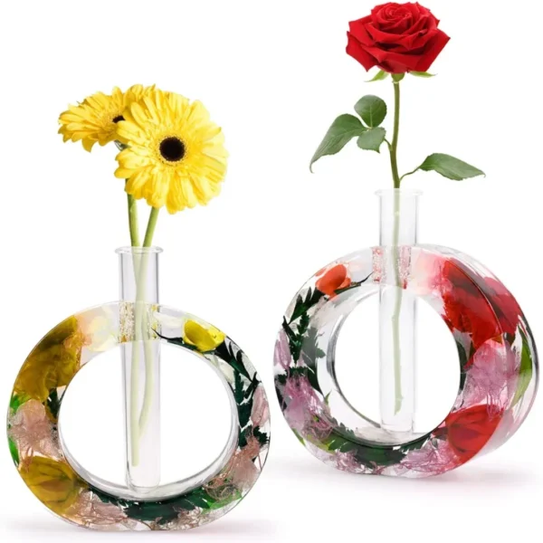 Oval Resin Vase Silicone Mold – Planter Vase for Resin Art