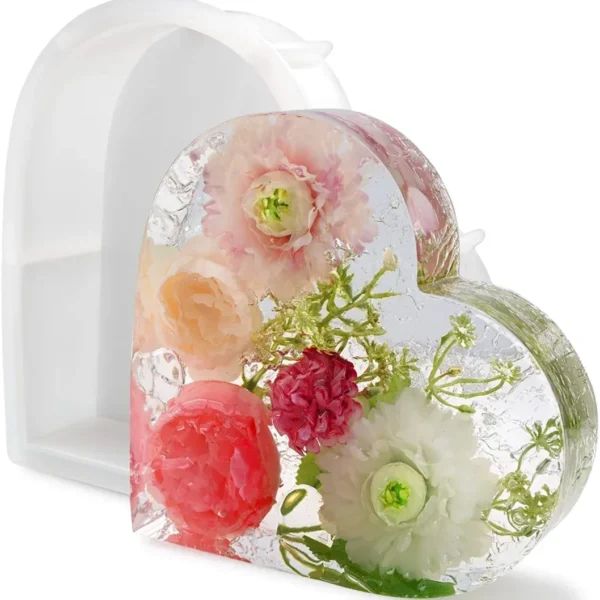 8″ Deep Casting Heart Resin Mold