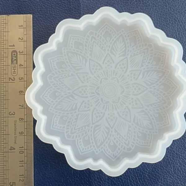 Mandala 3D Silicone Coaster Mold for Resin Art