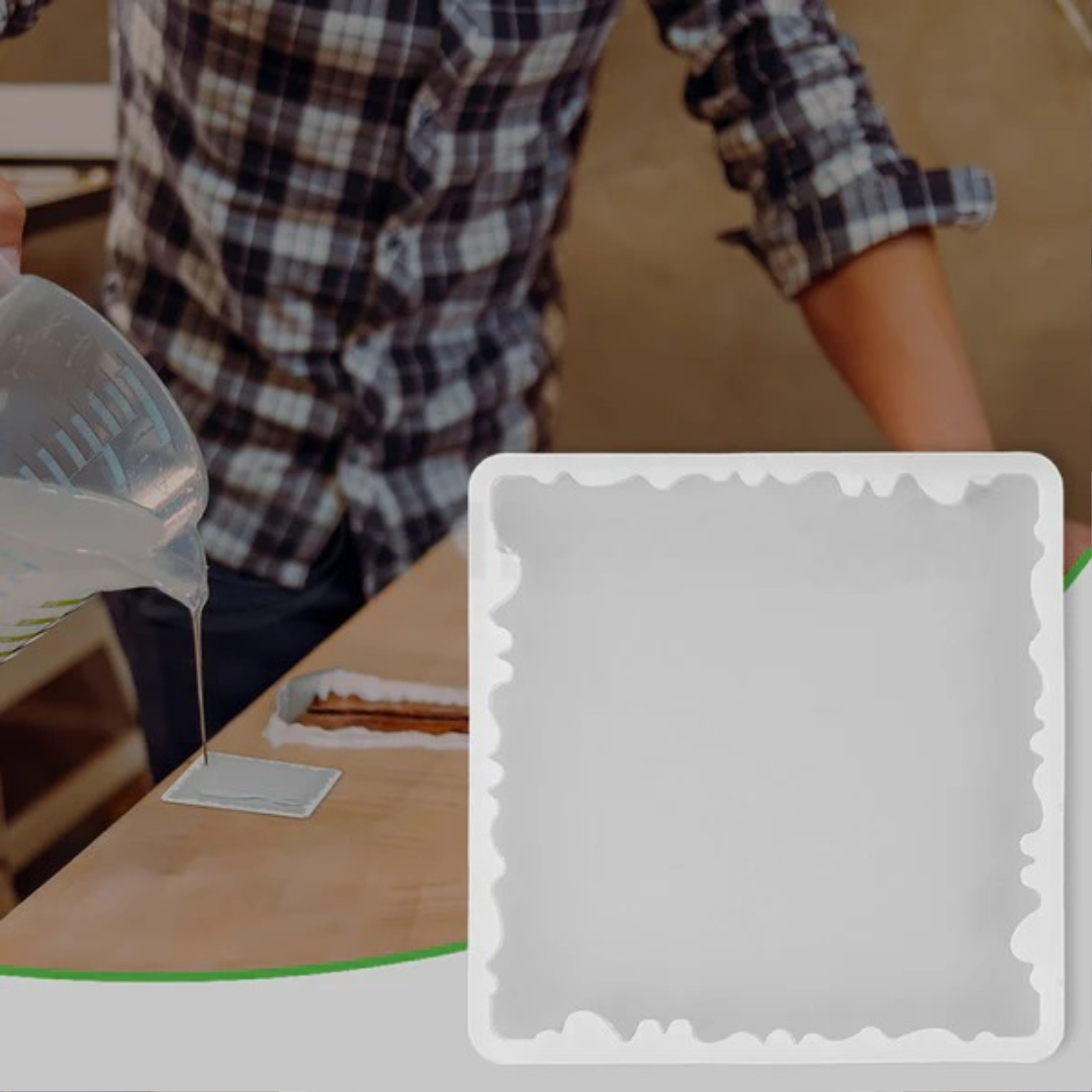 agate_lifestyle_urp-286_1 Hexagon Coaster Silicone Mold for Resin Art - Image 1