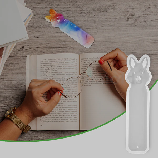 Bunny Bookmark Silicone Mold for Resin Art