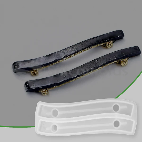 6″ Wave Tray Handle Resin Mold