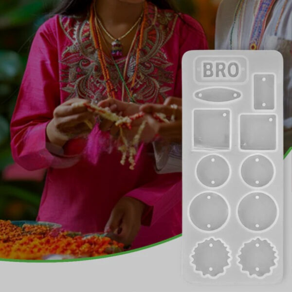Rakhi Silicone Mold for Resin Art
