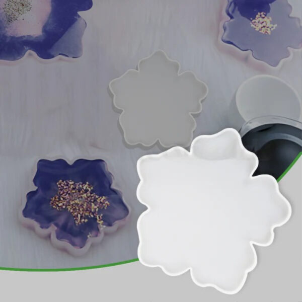 5″ Flower Coaster Mold For Resin Art