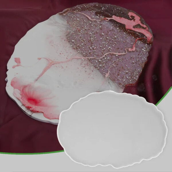 13×9 Inch Silicone Oval Agate Mold
