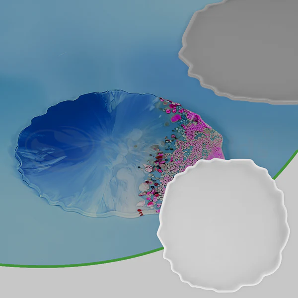 lifestyleurp-197 10-Inch Agate Silicone Mold for Resin Art - Image 1