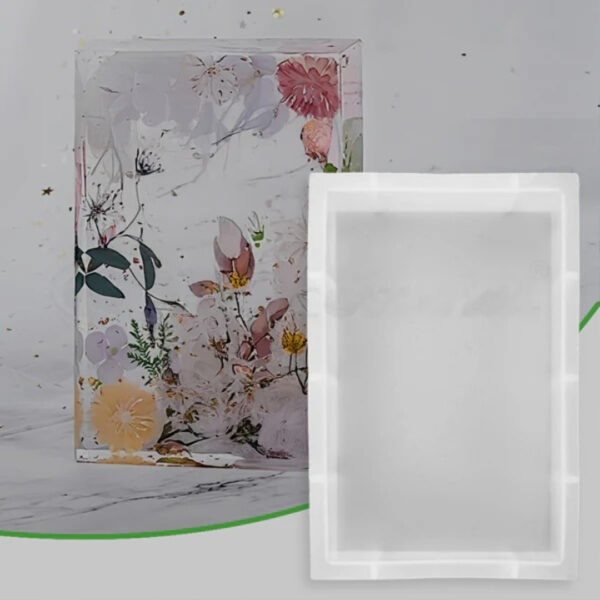 4-Inch Rectangle Deep Casting Silicone Mold