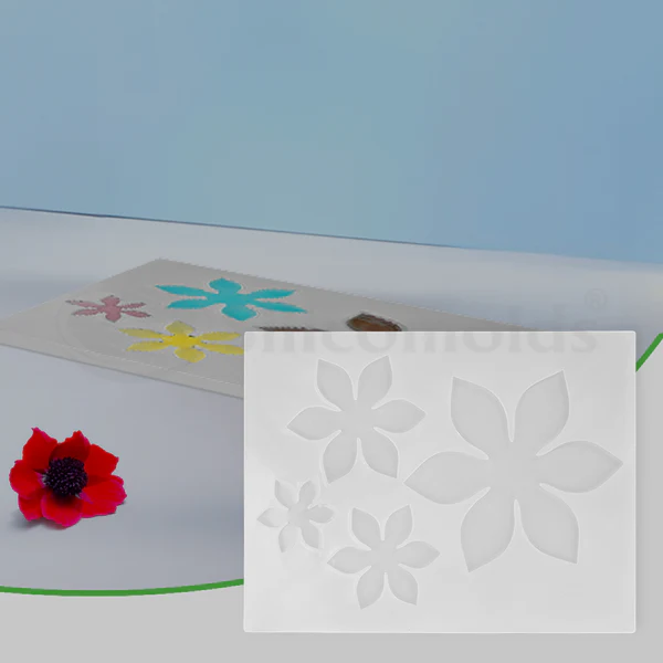 3D 4-Petal Flower Silicone Mold for Resin Art
