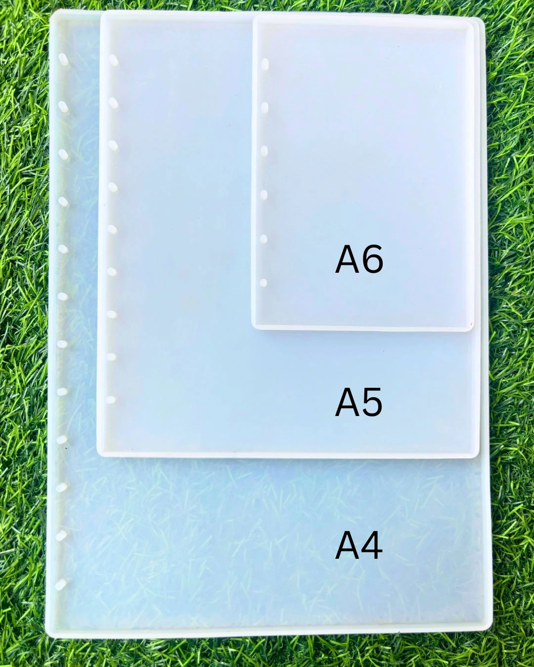 12-inch-5 Set of 3 Diary Silicone Moulds – A4, A5 & A6 for Resin Art - Image 1