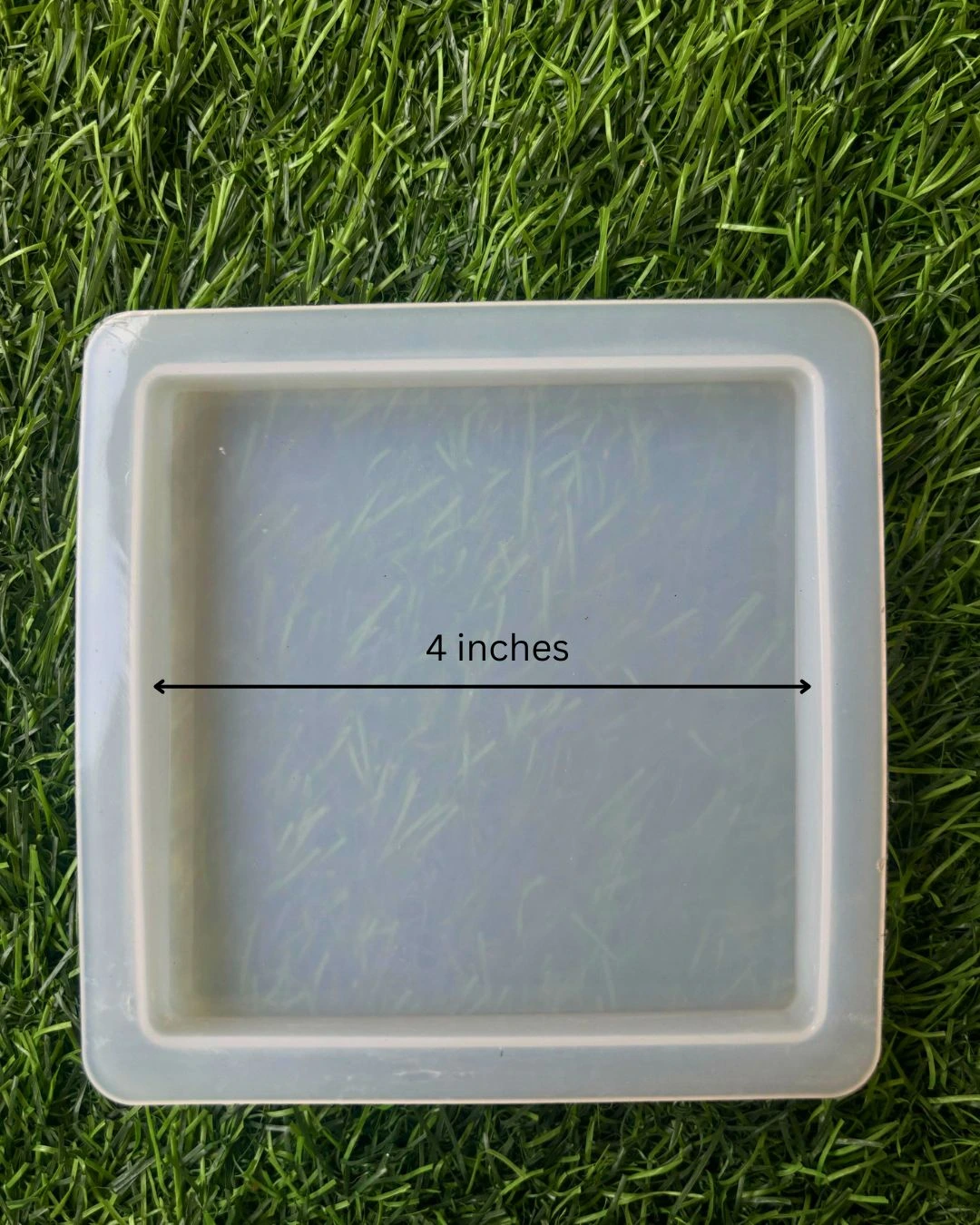 4-inches-1-1 Silicone Square Coaster Mold Resin Art - Image 1