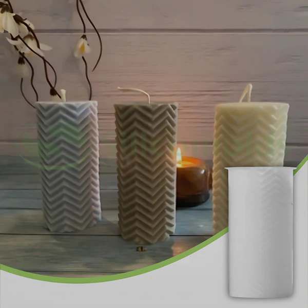 Horizontal Cylindrical Candle Mold For Candle Art