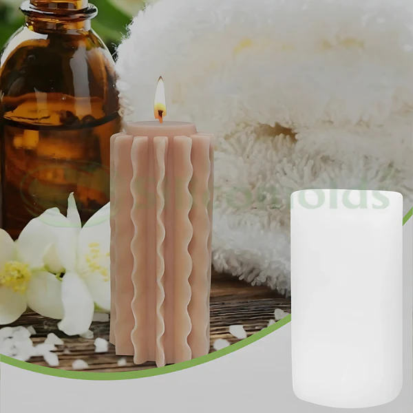 3D Pillar Candle Mold For Resin Art