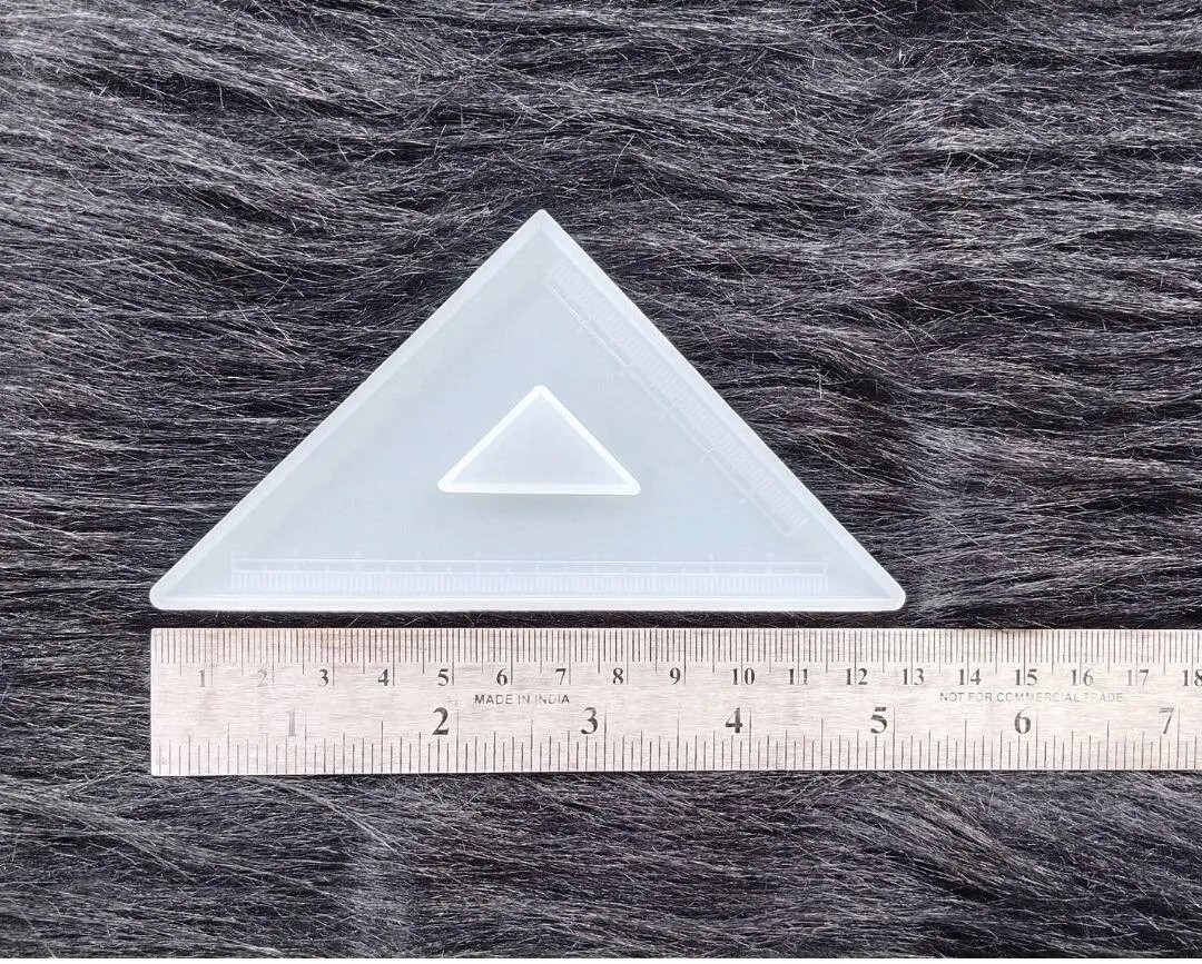 Epoxy-Art-India-.-Co-5 Set Square 45° Scale Resin Mold – Silicone - Image 1