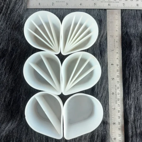 Set of 6 Multi-Colour Ribbon Pouring Cups for Resin Art