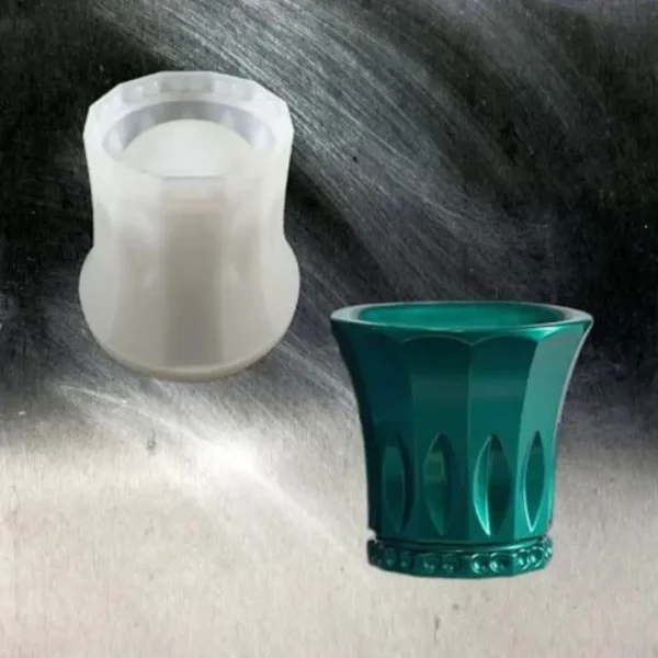 SILICOMOLDS – Planter & Vase Mold for Resin Art (Design 3)