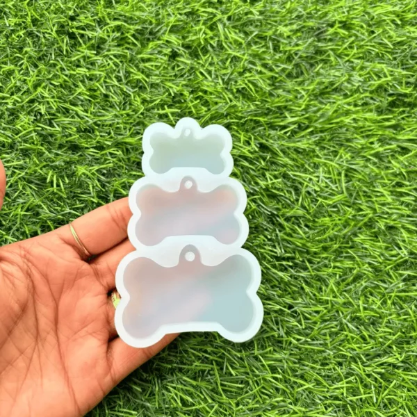 3 Cavity Dog Tag Mould