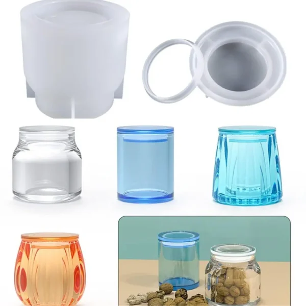 Big Jar Top Quality Resin Art Silicone Mould