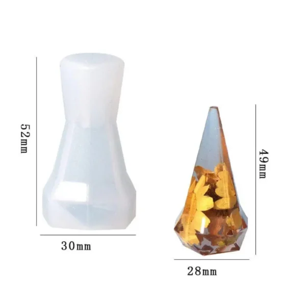 Cone Shaped Ring Holder & Candle Mould Design No 2