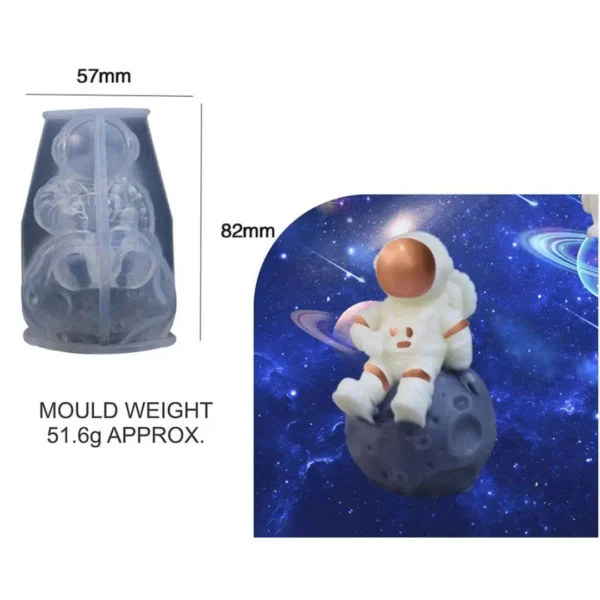 Seating Astronaut Candle Mould