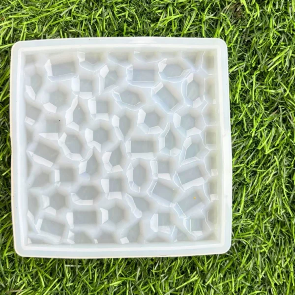 Square Mosaic Texture Coaster Mold