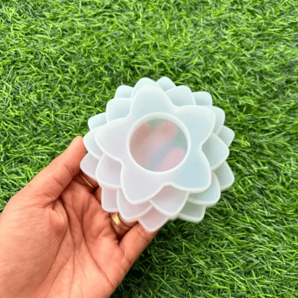 Flower T-light for Candle Mould Design 2