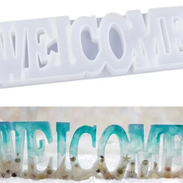 Welcome Silicone Mold for Resin Art
