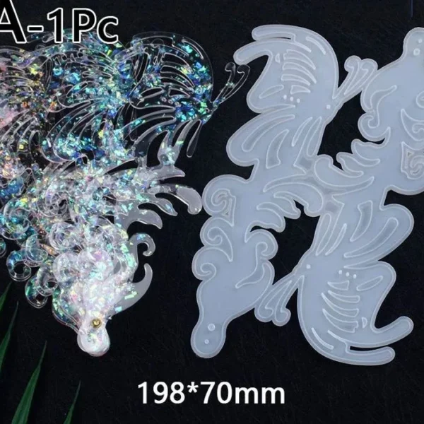 DIY Japanese Fan & Bookmark Silicone Mold for Resin Art