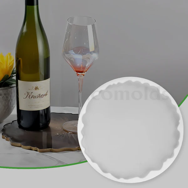 14-Inch Agate Round Silicone Mold for Resin Art