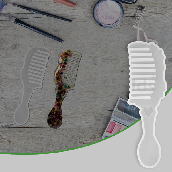 5.5 Inch Comb Silicone Mold for Resin Art