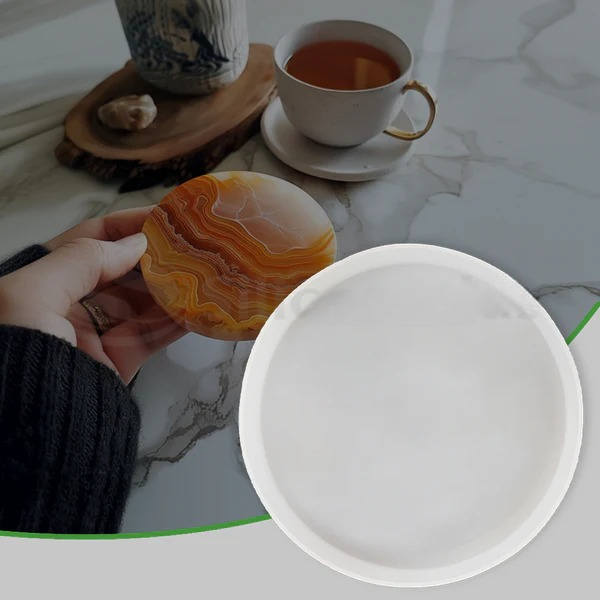 Silicone Round Coaster Mold for Resin Art