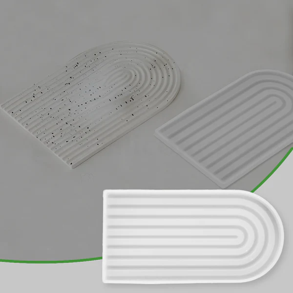 4″ x 8″ Semi-Oval Silicone Resin Mold