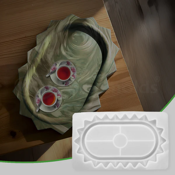 Monster Oval Tray Mold for Resin Art