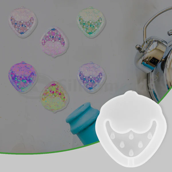 Strawberry Shaker Mold for Resin Art