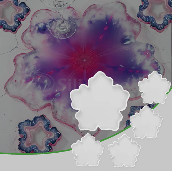 llifestyle 14″ Flower Silicone Mold for Resin Art - Image 1